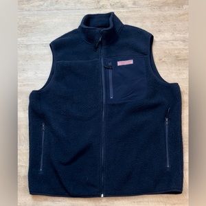 Vineyard Vines Men’s Stillwater Sherpa Vest Size LT